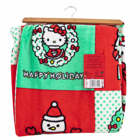 Sanrio Hello Kitty Holiday Hugs Silk Touch Throw Blanket 50" x 70"